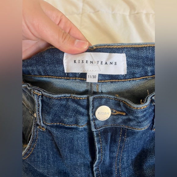 Risen Dark High Rise Wide Jeans - Picture 4 of 8